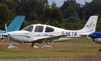 G-NETB @ EGLK - Cirrus SR22 at Blackbushe - by Terry Fletcher