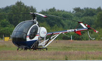 G-ICBI @ EGLK - Schweizer 269C-1 helicopter at Blackbushe - by Terry Fletcher