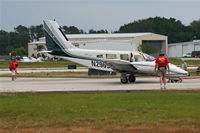 N2965R @ LAL - Piper comes in nose gear collapsed - pilot and passenger were unharmed - by Florida Metal