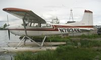 N7834K @ LHD - Cessna 180J at Lake Hood - by Terry Fletcher