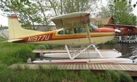 N1977U @ LHD - Cessna A185E at Lake Hood - by Terry Fletcher
