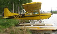 N22CB @ LHD - Cessna A185F at Lake Hood - by Terry Fletcher