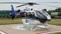 N136DU @ DAN - 2007 Eurocopter EC 135 T2+ at the Danville Life Saving Crew Helipad in Danville Va. from Duke University . - by Richard T Davis