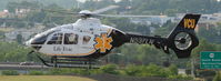 N537LN @ DAN - 2004 Eurocopter EC 135 P2  enroute back to Virginia Commonwealth University Medical Center from the Danville Life Saving Crew Helipad in Danville Va. - by Richard T Davis