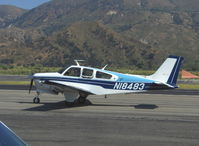 N18483 @ SZP - 1977 Beech F33A BONANZA, Continental IO-520-B 285 Hp, taxi - by Doug Robertson