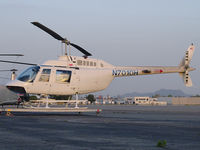 N7010H @ KVNY - N7010H data staes Powrachute, but clearly a Bell 206BIII JetRanger