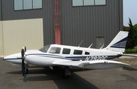 N7920C @ HWD - 1975 Piper PA-34-200T in smoky conditions @ Hayward Air Terminal, CA - by Steve Nation