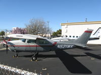 N521WK @ SAC - Boulder Creek Canyon Ranch (Boulder, UT) 1976 Cessna T210L @ Sacramento Executive Airport, CA - by Steve Nation