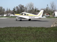 N3854T @ SAC - 1967 Piper PA-28R-180 holding for take-off @ Sacramento Executive Airport, CA - by Steve Nation