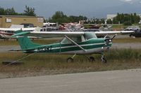 N1138Z @ ANC - 1969 Cessna 150J, c/n 15069760, General Aviation parking area at Anchorage - by Timothy Aanerud