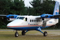 N690MF @ 26MA - Twin Otter taxiing to the runway at Skydive Pepperell - by Dave G