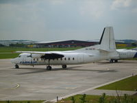 HA-FAD @ EGBE - Farnair Fokker F-27-500 - by Chris Hall