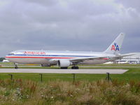 N347AN @ EGCC - lining up on 23R - by chrishall