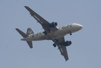 N918FR @ MCO - Frontier's Jake the White Tail Deer A319 arrives from DEN - by Daniel Compton