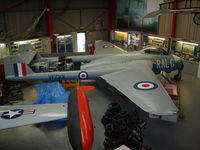 VF301 @ EGBE - RAF De Havilland DH-100 Vampire F1 (cn 7060M) - by chrishall