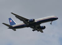 N513UA @ MCO - United 757-200 arriving from LAX