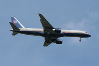 N513UA @ MCO - United 757-200 arriving from LAX