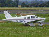 G-BGPJ @ EGCV - taxing out from Sleap - by Chris Hall