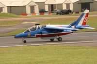 E114 @ EGVA - Taken at the Royal International Air Tattoo 2008 during arrivals and departures (show days cancelled due to bad weather) - by Steve Staunton