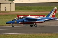 E122 @ EGVA - Taken at the Royal International Air Tattoo 2008 during arrivals and departures (show days cancelled due to bad weather) - by Steve Staunton