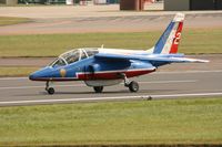 E135 @ EGVA - Taken at the Royal International Air Tattoo 2008 during arrivals and departures (show days cancelled due to bad weather) - by Steve Staunton