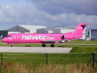 HB-JVE @ EGCC - Helvetic Airlines - by chrishall