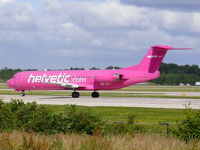 HB-JVE @ EGCC - Helvetic Airlines - by chrishall