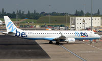 G-FBEL @ EGBB - FLYBE Emb190 at Birmingham UK - by Terry Fletcher