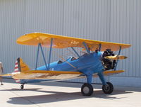 N43340 @ KVPZ - Boeing E75 on display at KVPZ on July 21 - by Mike Prentiss