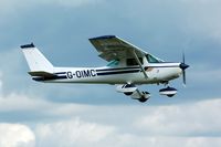 G-OIMC @ EGXW - Amidst all fighter violence this Cessna landed at Waddington air base to take part in the static display. - by Joop de Groot
