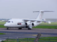 D-AWUE @ EGNR - British Aerospace BAe-146-200, (cn E2050) WDL Aviation - by chrishall