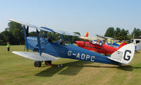 G-ADPC - 1935 Tiger Moth - a visitor to Baxterley Wings and Wheels 2008 , a grass strip in rural Warwickshire in the UK