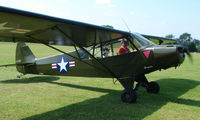 N7238X - 1953 Piper L-18C - a visitor to Baxterley Wings and Wheels 2008 , a grass strip in rural Warwickshire in the UK