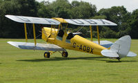 G-AOBX - 1940 Tiger Moth a visitor to Baxterley Wings and Wheels 2008 , a grass strip in rural Warwickshire in the UK