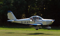 G-JLAT - EV-97 Eurostar - a visitor to Baxterley Wings and Wheels 2008 , a grass strip in rural Warwickshire in the UK - by Terry Fletcher