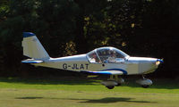 G-JLAT - EV-97 Eurostar - a visitor to Baxterley Wings and Wheels 2008 , a grass strip in rural Warwickshire in the UK
