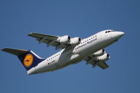 D-AVRO @ EBBR - flight LH4603 is taking off from rwy 07R - by Daniel Vanderauwera