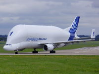 F-GSTA @ EGNR - turning round ready for an 05 departure - by chrishall