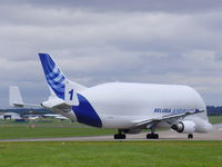 F-GSTA @ EGNR - turning round ready for an 05 departure - by chrishall