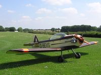 G-BEVS @ EGBK - Taylor Monoplane at Sywell - by Simon Palmer