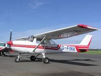 G-FINA @ EGBT - Cessna F150L based at Turweston - by Simon Palmer