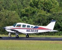 N63039 @ 5W8 - Back-taxiing runway 22 - by John W. Thomas