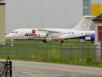 D-AWUE @ EGNR - British Aerospace BAe-146-200, (cn E2050) WDL Aviation - by chrishall