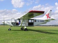 G-VANX @ EGSP - Airvan at Sibson - by Simon Palmer