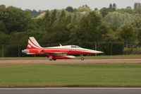 J-3087 @ EGVA - Taken at the Royal International Air Tattoo 2008 during arrivals and departures (show days cancelled due to bad weather) - by Steve Staunton