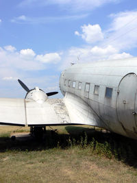 N583V @ 9F9 - This aircraft has sat here for at least 20 years. For years it was ran every Sunday but never moved.