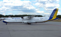 T9-AAE @ EDDF - BH Airlines ATR72 at Frankfurt - by Terry Fletcher