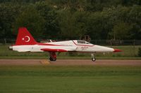 70-3027 @ EGVA - Taken at the Royal International Air Tattoo 2008 during arrivals and departures (show days cancelled due to bad weather) - by Steve Staunton