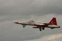 70-3027 @ EGVA - Taken at the Royal International Air Tattoo 2008 during arrivals and departures (show days cancelled due to bad weather) - by Steve Staunton