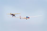 N2KJ @ KLPC - Landing West Coast Piper Cub Fly-in Lompoc 2008 - by Mike Madrid